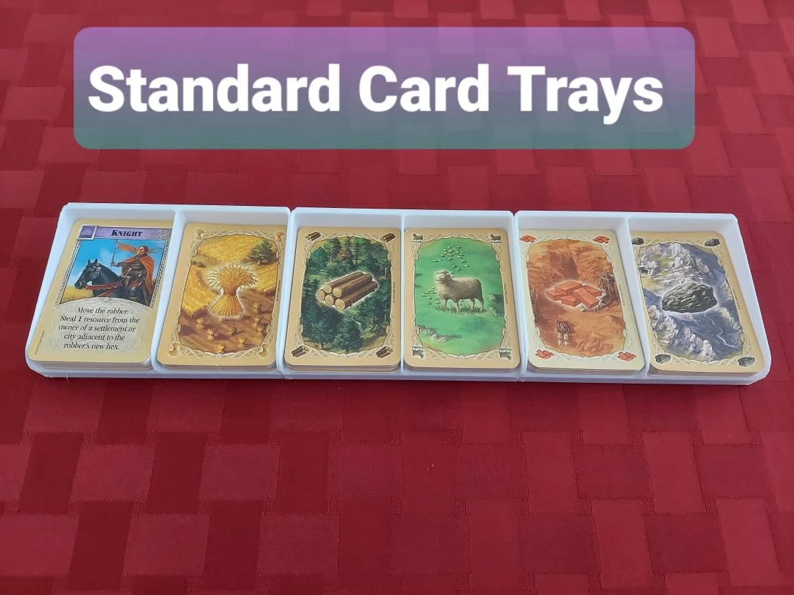 Player Tray for Catan, Seafarers, Cities & Knights - Player Pieces Organizer - 3D Printed - Image 8