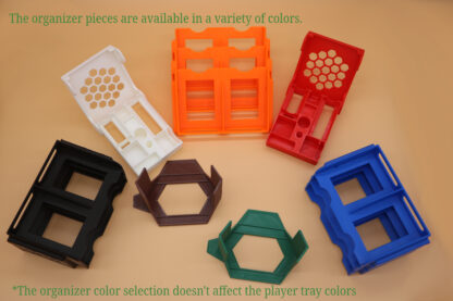 The organizer for Catan and Cities & Knights is available in multiple colors.