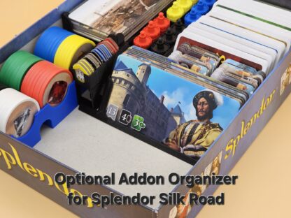 Organizer for Splendor and Cities of Splendor Expansion - Board Game Insert Cards and Accessories holder - Image 11