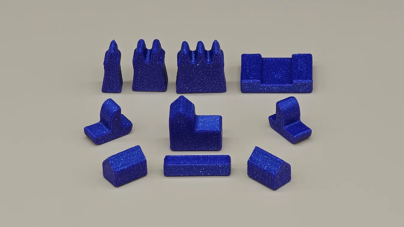 Custom Color Player Pieces for Catan and Seafarers, Cities Knights Expansions - 6th Edition - Image 2