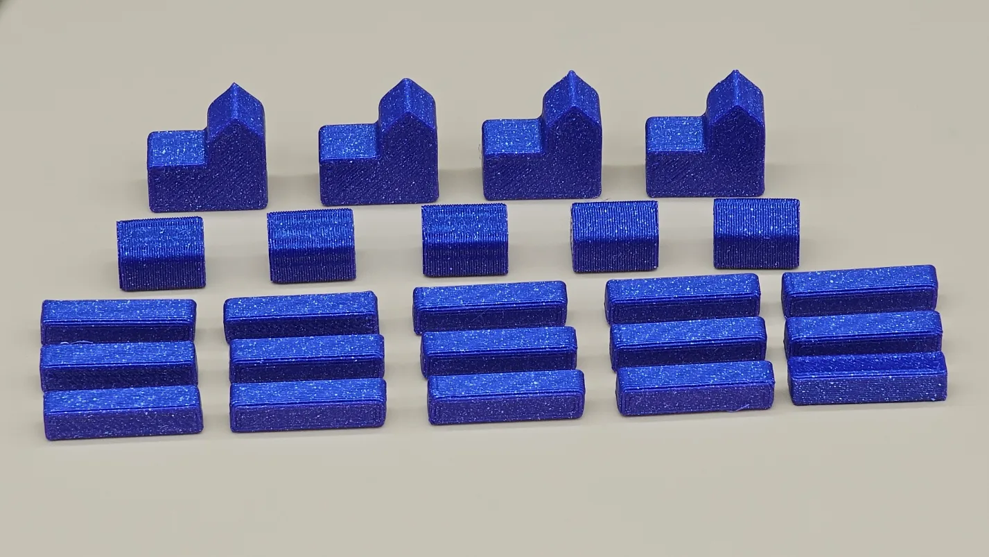 Custom Color Player Pieces for Catan and Seafarers, Cities Knights Expansions - 6th Edition - Image 3