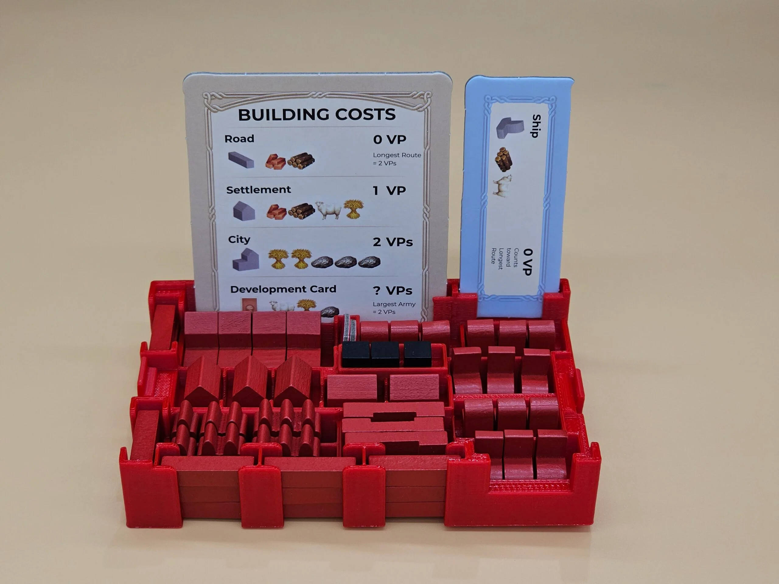 New Organizer for Catan 6e, Cities & Knights, Seafarers, + 6 Player Extensions with Player Trays - Fit 6 Boxes into One - Image 12