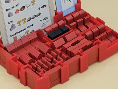 New Organizer for Catan 6e, Cities & Knights, Seafarers, + 6 Player Extensions with Player Trays - Fit 6 Boxes into One - Image 13