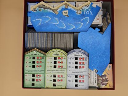 New Organizer for Catan 6e, Cities & Knights, Seafarers, + 6 Player Extensions with Player Trays - Fit 6 Boxes into One - Image 2