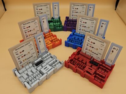 New Organizer for Catan 6e, Cities & Knights, Seafarers, + 6 Player Extensions with Player Trays - Fit 6 Boxes into One - Image 6