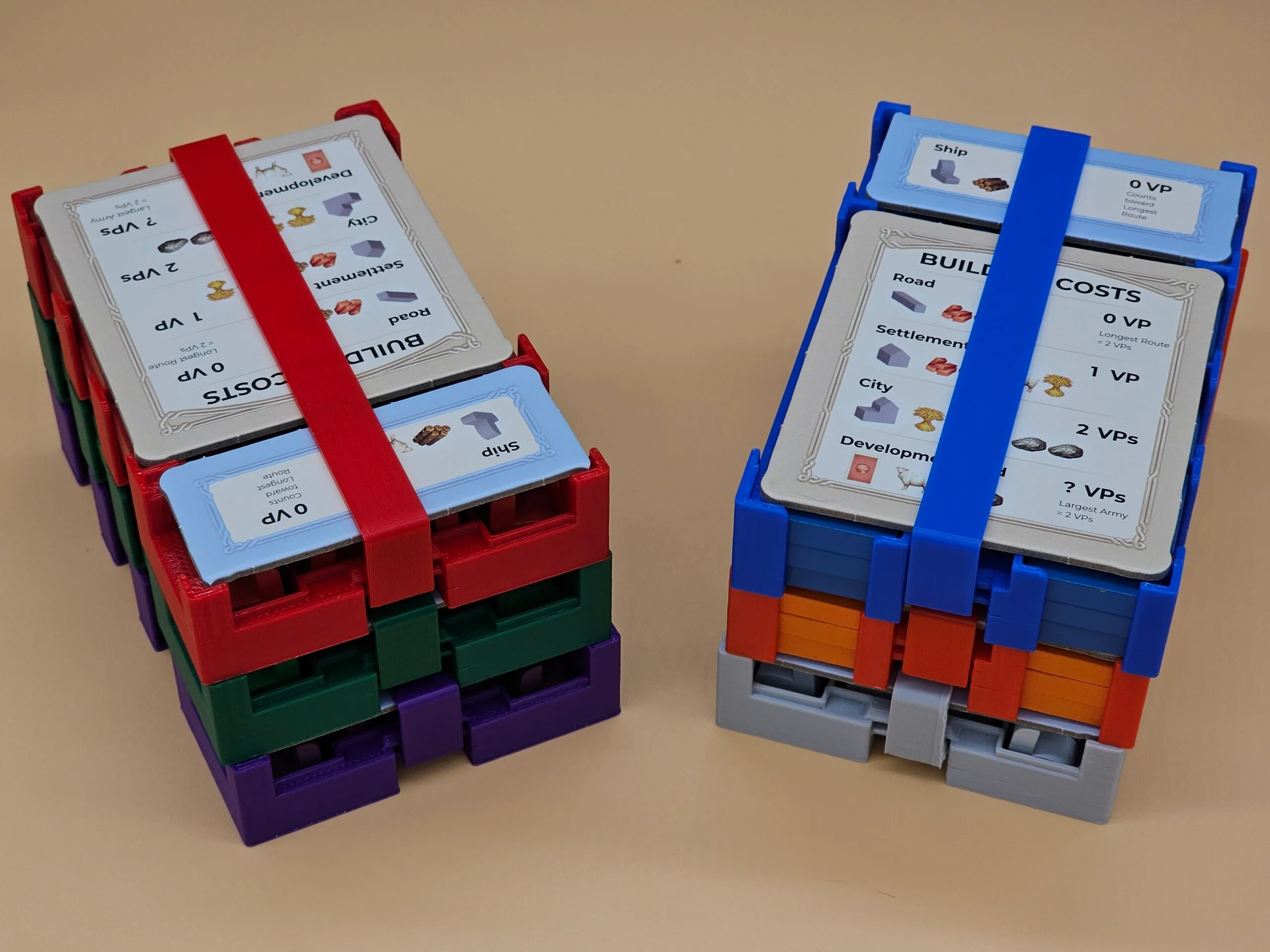 New Organizer for Catan 6e, Cities & Knights, Seafarers, + 6 Player Extensions with Player Trays - Fit 6 Boxes into One - Image 5